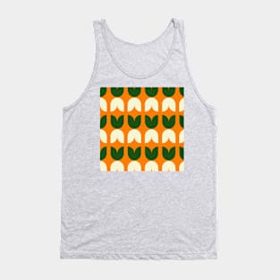 Retro Geometric Tulip Tank Top